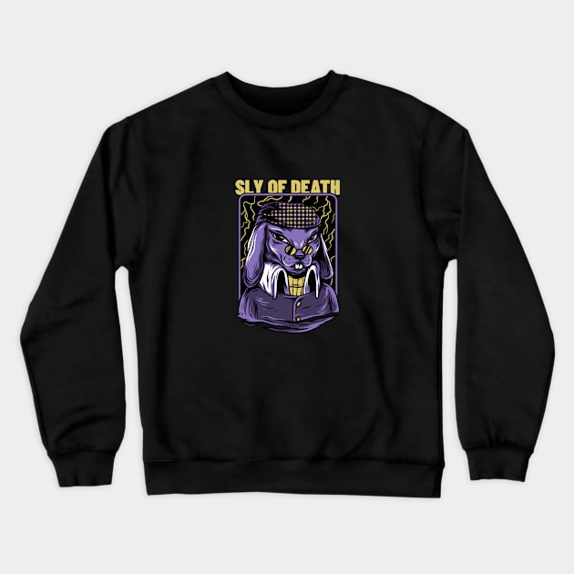 Sly of Death Crewneck Sweatshirt by Doris4all